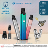 LOST VAPE QUEST UB LITE POD KIT 30W 1000MAH ABU DHABI KSA OMAN JORDAN EGYPT