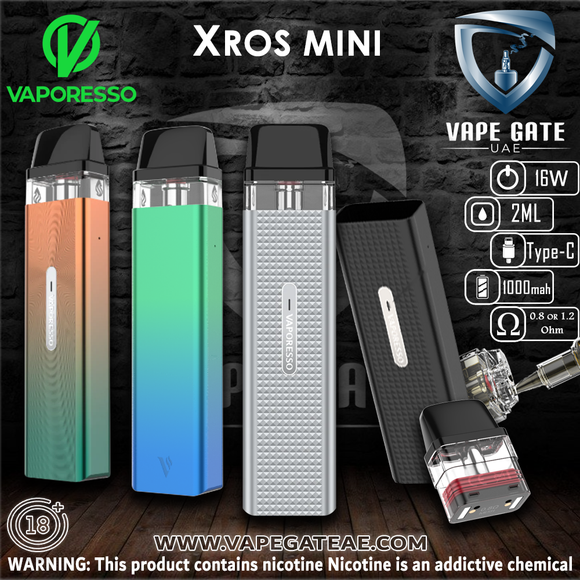 VAPORESSO XROS MINI 1000mAh POD SYSTEM Abudhabi Dubai Fujairah KSA