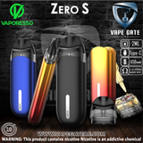 VAPORESSO ZERO S POD SYSTEM ABU DHABI DUBAI RUWAIS AL AIN RAK KSA