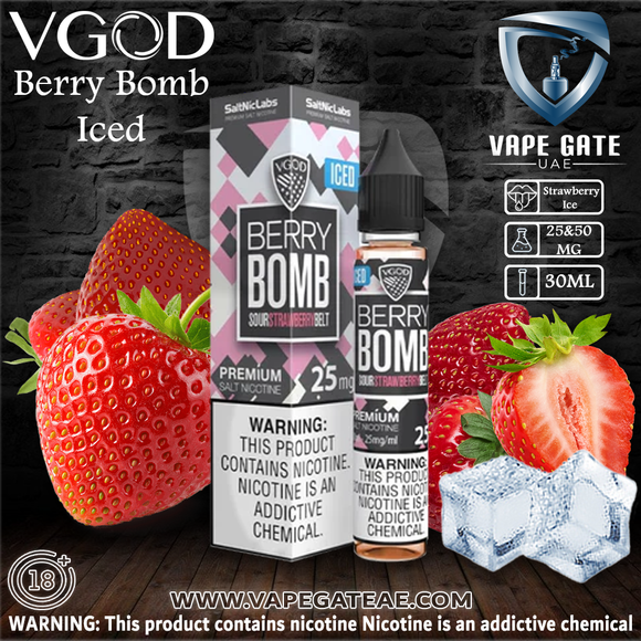 VGOD Iced Berry Bomb Salt Nic in abu dhabi, Dubai and al ain