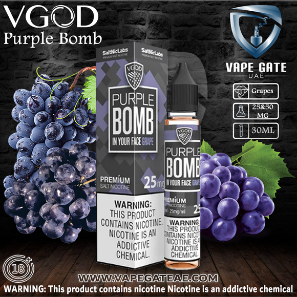 VGOD Purple Bomb Salt Nic in abu dhabi, Dubai and al ain