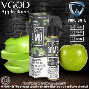 VGOD Apple Bomb Salt Nic - 30ml Discounted in Abu Dhabi and UAE VGOD Apple Bomb Salt Nic - 30ml Discounted in Abu Dhabi and UAE