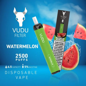 VUDU FILTER DISPOSABLE 2500 PUFFS (50MG) ABUDHABI DUBAI KSA