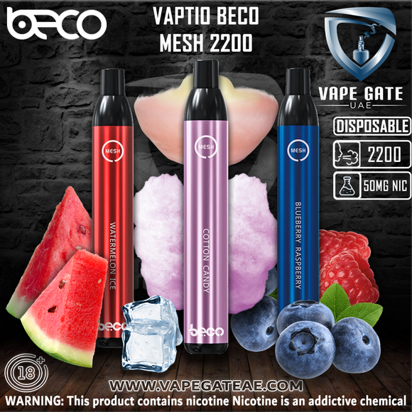 VAPTIO BECO MESH - DISPOSABLE VAPE DEVICE (2200 PUFFS) Abudhabi Dubai KSA