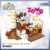 Cubano Blend 60ml E liquid by Zomo Abu Dhabi & Dubai UAE, Ras Al Khaima Riyadh Saudi Arabia