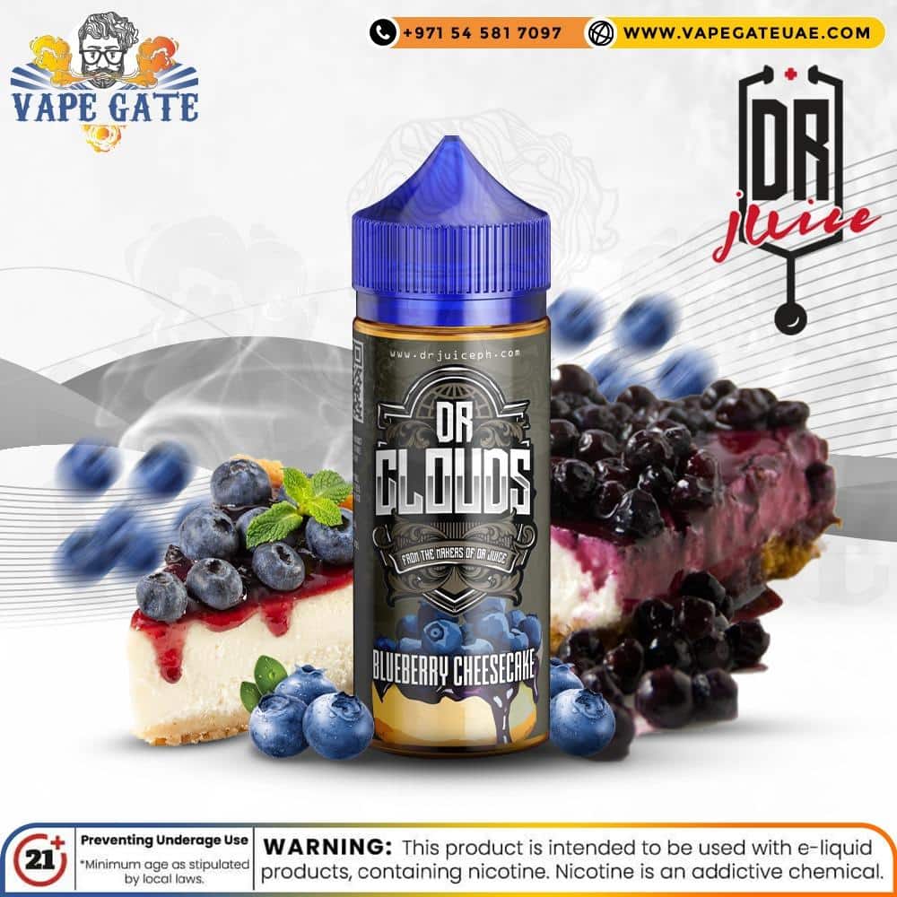 Blueberry Cheesecake by Dr Cloud | Vape Gate UAE | New Eliquid Flavor