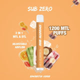 SMOOTH DISPOSABLES (50MG - 1200 Puffs) - Sub Zero - Pods - UAE - KSA - Abu Dhabi - Dubai - RAK 14