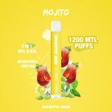 SMOOTH DISPOSABLES (50MG - 1200 Puffs) - Mojito - Pods - UAE - KSA - Abu Dhabi - Dubai - RAK 12