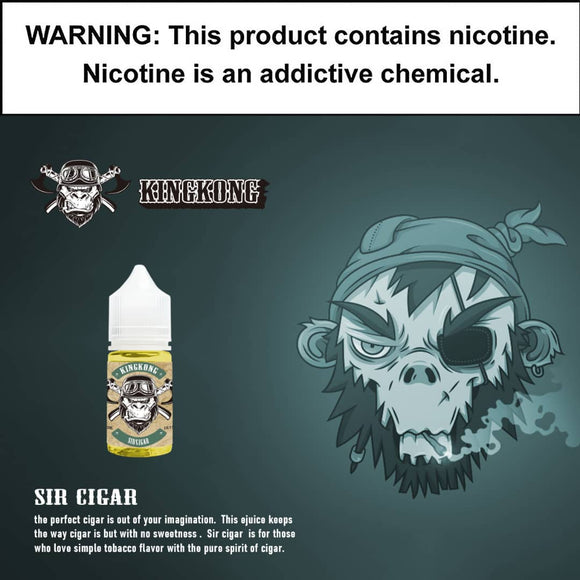 King Kong - Sir Cigar 30ml Saltnic King Kong - Sir Cigar 30ml Saltnic