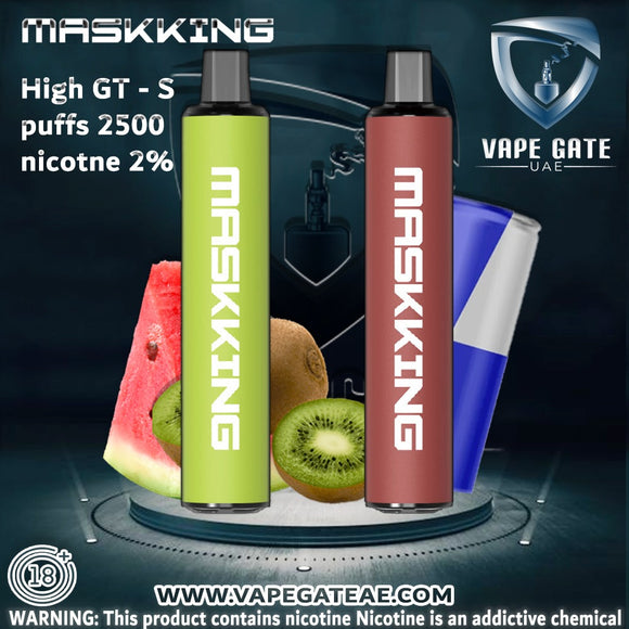 Maskking High GT - S Disposable (2500 Puffs) Abudhabi Dubai KSA