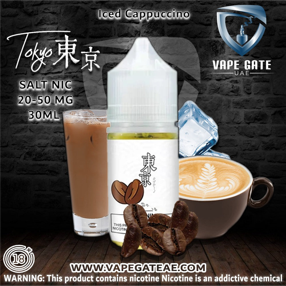 Cappuccino Vape Juice Tokyo E juice Iced Cappuccino Saltnic 30ml | Al Ain &  Abu Dhabi