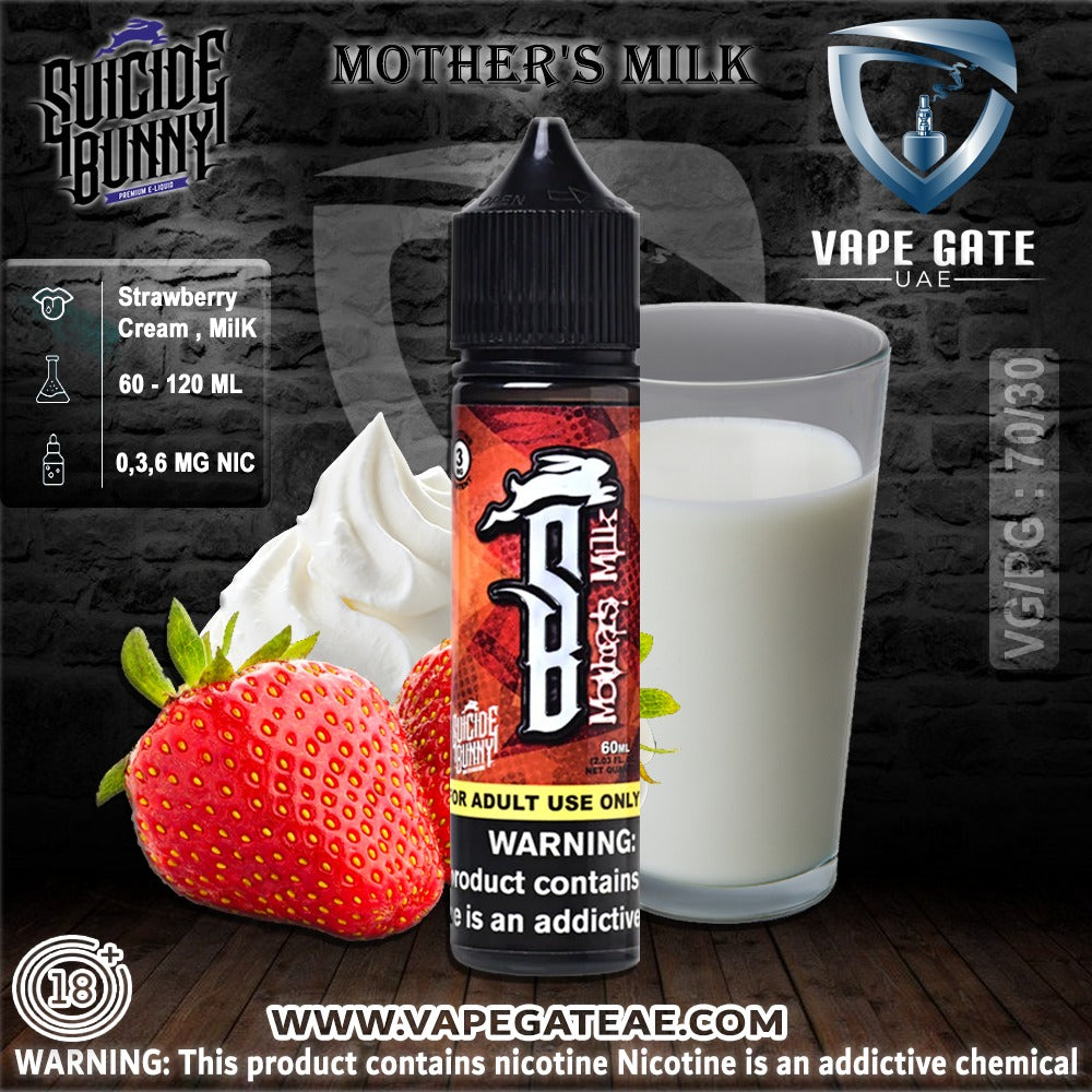 mother's milk vape juice SUICIDE BUNNY - 60ML ELIQUID 0-999mAh Flavour:Green Grape 3% What's everyone's thoughts on