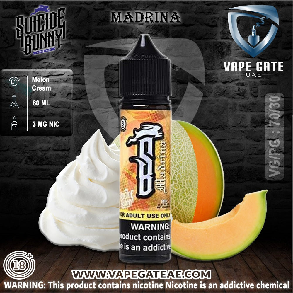Madrina Salt - Suicide Bunny E-liquid 2 Madrina | Suicide Bunny Salt | 30mL - E-Liquids, Vapes & Pod Kits | Disposable Vapes & Nicotine Salts Australia Madrina Salt - Suicide Bunny E-liquid 1 Madrina Salt - Suicide Bunny E-liquid 2 Madrina | Suicide Bunny Salt | 30mL - E-Liquids, Vapes & Pod Kits | Disposable Vapes & Nicotine Salts Australia Madrina Salt - Suicide Bunny E-liquid 1