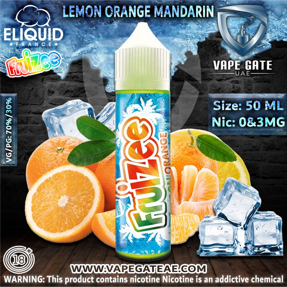 LEMON ORANGE MANDARIN - ELIQUID FRANCE Abudhabi Dubai KSA