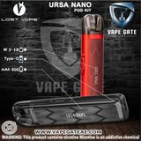 LOST VAPE - URSA NANO POD KIT 800mAh Abudhabi Dubai KSA