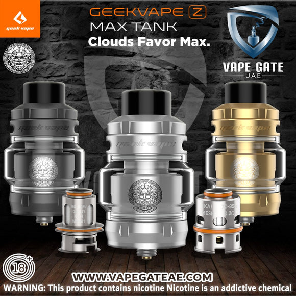 GEEK VAPE ZEUS Z MAX SUB-OHM TANK | Dubai & Abu Dhabi UAE | Vape Gate UAE GEEK VAPE ZEUS Z MAX SUB-OHM TANK | Dubai & Abu Dhabi UAE | Vape Gate UAE