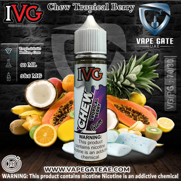 Chew Tropical Berry 60ml E juice by IVG Abu Dhabi & dubai UAE