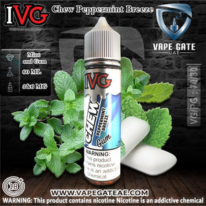 Chew Peppermint Breeze 60ml E juice by IVG Abu Dhabi & Dubai UAE