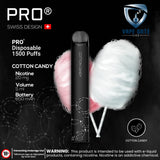 SWISS PRO Disposable Pod System 1500 Puffs Abudhabi Dubai KSA