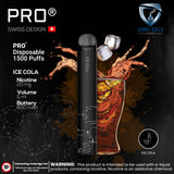 SWISS PRO Disposable Pod System 1500 Puffs Abudhabi Dubai KSA