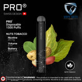 SWISS PRO Disposable Pod System 1500 Puffs Abudhabi Dubai KSA