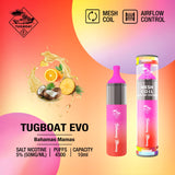 Tugboat EVO Disposable Vape Device 4500 Puffs 850mAh Abudhabi Dubai Al Ain KSA