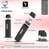 VAPORESSO XROS MINI 1000mAh POD SYSTEM Abudhabi Dubai Fujairah KSA