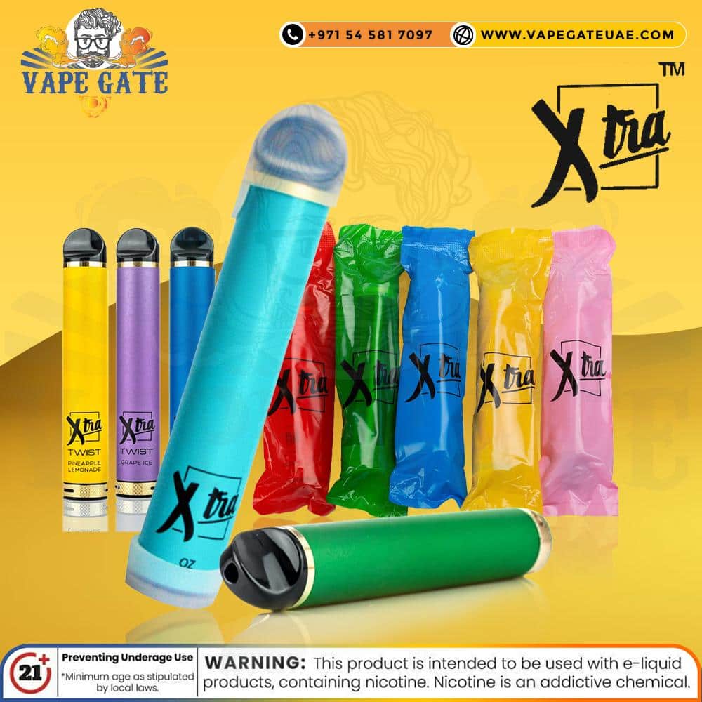 XTRA Twist Disposable Vaporiser - with adjustable airflow | Dubai & Abu Dhabi UAE XTRA Twist Disposable Vaporiser - with adjustable airflow | Dubai & Abu Dhabi UAE