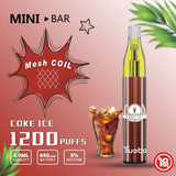 Yuoto Mini Bar Disposable Vape (50mg - 1200 Puffs) Abudhabi Dubai KSA