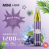 Yuoto Mini Bar Disposable Vape (50mg - 1200 Puffs) Abudhabi Dubai KSA