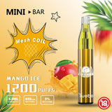 Yuoto Mini Bar Disposable Vape (50mg - 1200 Puffs) Abudhabi Dubai KSA