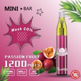 Yuoto Mini Bar Disposable Vape (50mg - 1200 Puffs) Abudhabi Dubai KSA