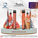 YUOTO PLUS DISPOSABLE VAPE KIT (800 PUFFS-600MAH) Abudhabi Dubai KSA UAE UK