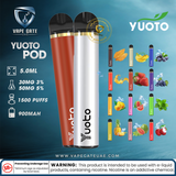 Yuoto Disposable Pod Device (1,500 Puffs) Best Vape in UAE 2025