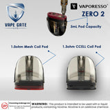 VAPORESSO ZERO 2 POD SYSTEM Abudhabi Dubai Fujairah KSA