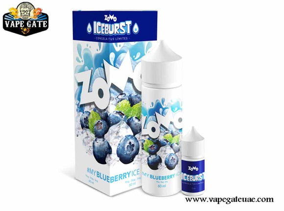 Blueberry Ice 60ml E liquid by Zomo Abu Dhabi & Dubai UAE, Ras Al Khaima