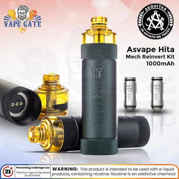 Asvape Hita Mech Reinvert Kit 1000mAh Dubai Abu Dhabi UAE Saudi Arabia Riyadh