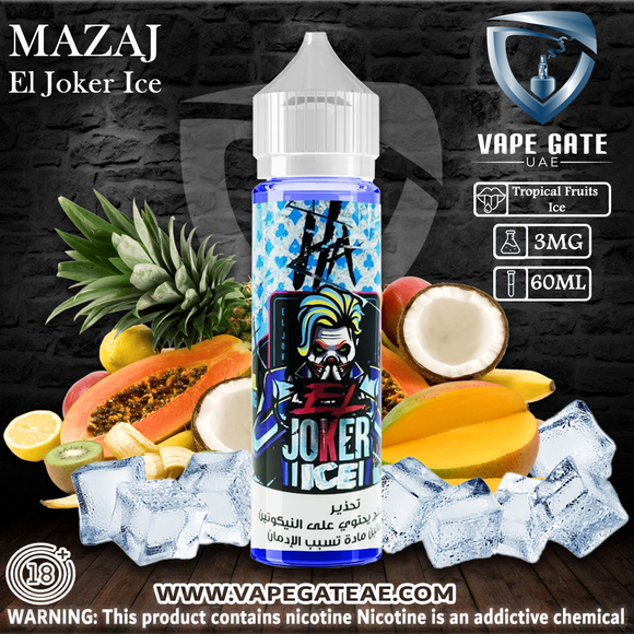 El Joker Ice - by Mazaj 60ml E Juice Abudhabi Dubai KSA