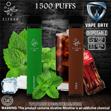 Elf Bar 1500 Disposable Pod Device 850mAh Abudhabi Dubai Ruwais KSA