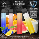 ELF BAR 3500 Disposable Pod Device 1500mAh ABU DHABI DUBAI KSA