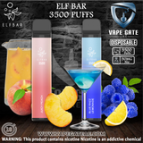 ELF BAR 3500 Disposable Pod Device 1500mAh ABU DHABI DUBAI KSA