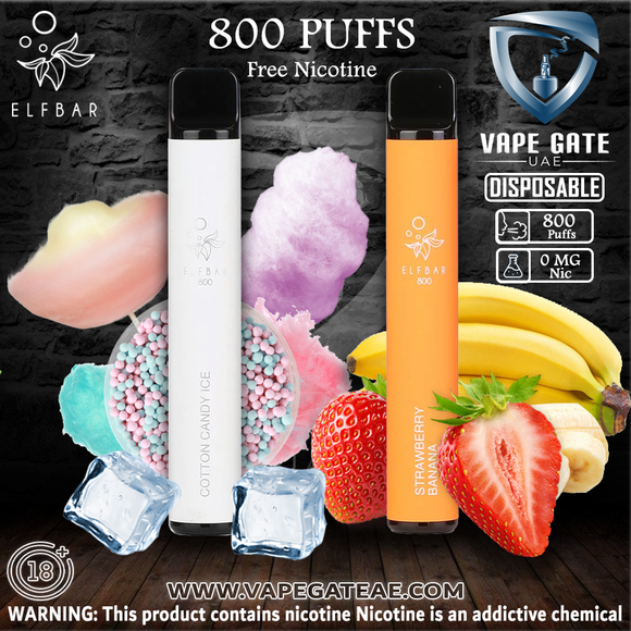 Elf Bar 800 Disposable Pod Device 550mAh Abudhabi Dubai KSA 