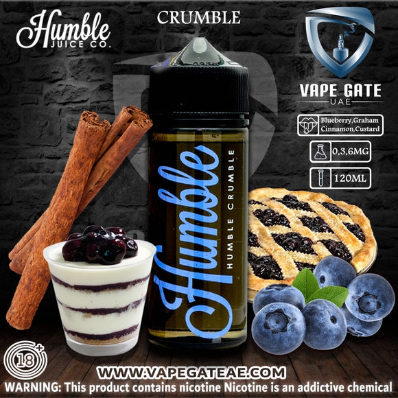 HUMBLE - CRUMBLE (3MG 120ML) ,Dubai, Abu Dhabi & UAE|20%Off HUMBLE - CRUMBLE (3MG 120ML) ,Dubai, Abu Dhabi & UAE|20%Off