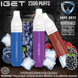 IGET MAX Disposable Pod Device (2300 PUFFS) Abudhabi Dubai KSA