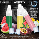 IGET MAX Disposable Pod Device (2300 PUFFS) Abudhabi Dubai KSA