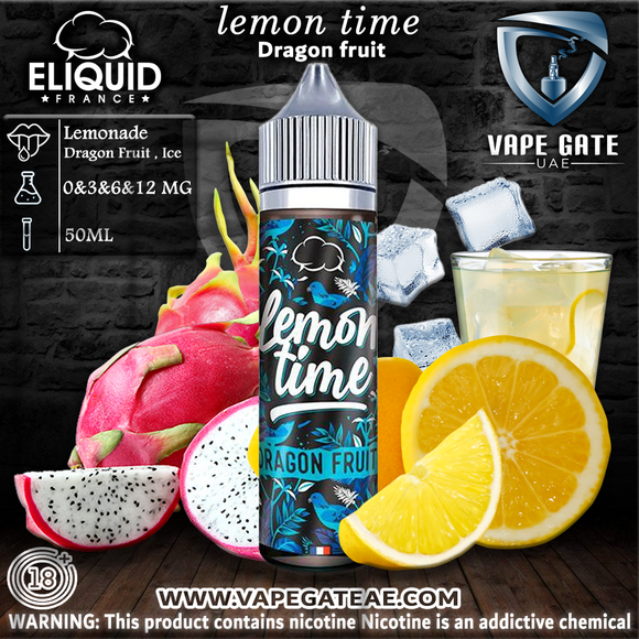 LEMON TIME DRAGON FRUIT - ELIQUID FRANCE | Dubai Same Day Delivery | Abu Dhabi LEMON TIME DRAGON FRUIT - ELIQUID FRANCE | Dubai Same Day Delivery | Abu Dhabi