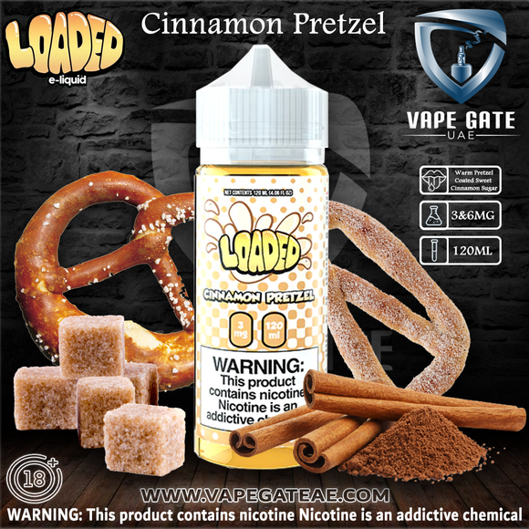 Cinnamon Pretzel - Loaded 120ml Cinnamon Pretzel - Loaded 120ml