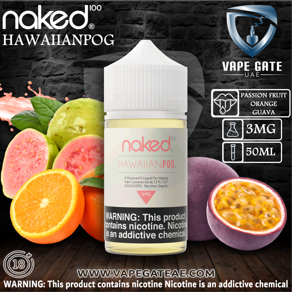 elf bar vape uk Hawaiian POG ICE Naked 100 Ice E-Liquids 60ml ⋆ $ main image 0