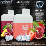 Naked 100 Max Disposable Vape (4500 Puffs - 50 mg) ABU DHABI AL AIN RUWAIS DUBAI KSA