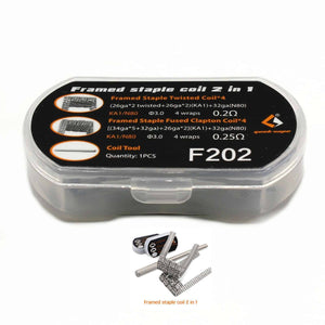 GEEKVAPE F202 FRAMED STAPLE 2 IN 1 PREBUILT COILS - Accessories - UAE - KSA - Abu Dhabi - Dubai - 